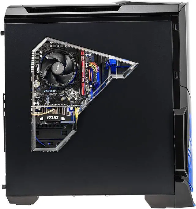 Alt view image 3 of 5 - Skytech Gaming Desktop Shadow ST-SHADOW-1200-1050Ti-4G-R AMD Ryzen 3 1200 8GB DDR4 1TB HDD GeForce GTX 1050 Windows 10 Home 64-bit
