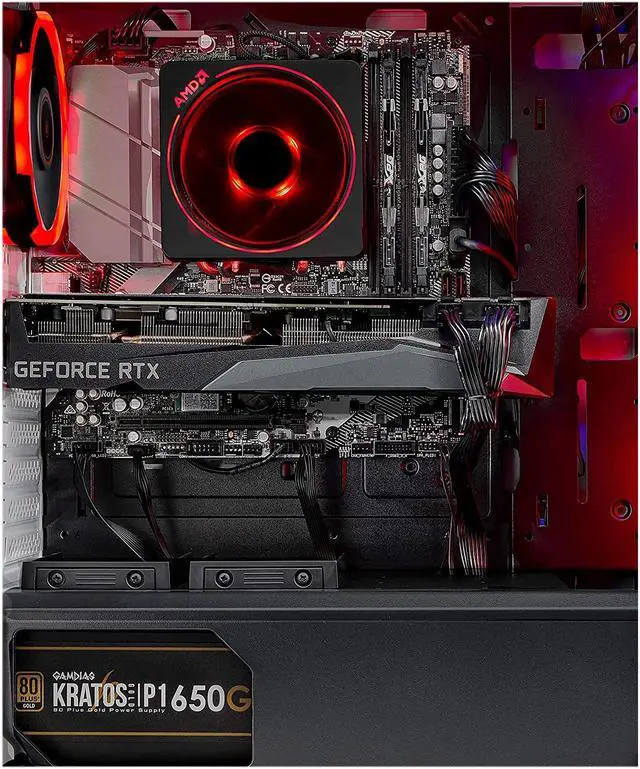 Alt view image 6 of 7 - Skytech Chronos Gaming PC Desktop - AMD Ryzen 7 3700X 3.60 GHz, RTX 3070 8 GB, 16 GB DDR4 3200, 1 TB NVMe SSD, B550 Motherboard, 650W Gold PSU, Windows 10 Home 64-bit, AC WiFi