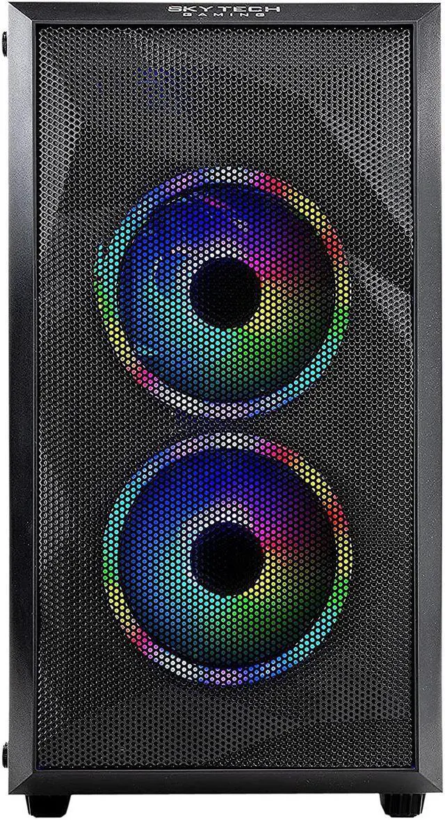 Alt view image 2 of 3 - Skytech Gaming PC Desktop AMD Ryzen 3 1200, NVIDIA GeForce GTX 1050 Ti 4 GB, 8 GB DDR4, 500 GB SSD, 11AC WiFi, Windows 10 Home 64-bit