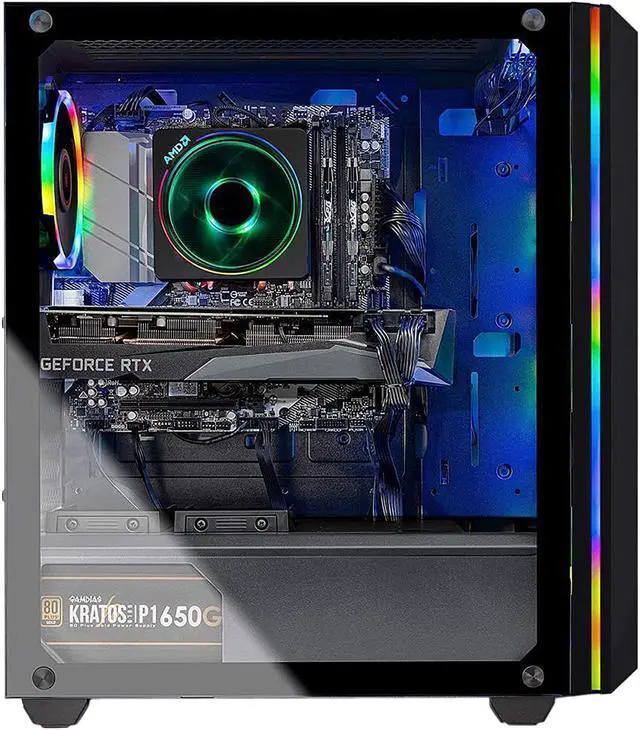 Alt view image 4 of 7 - Skytech Gaming Desktop Chronos AMD Ryzen 7 3700X 16GB DDR4 1TB SSD GeForce RTX 3070 Windows 10 Home