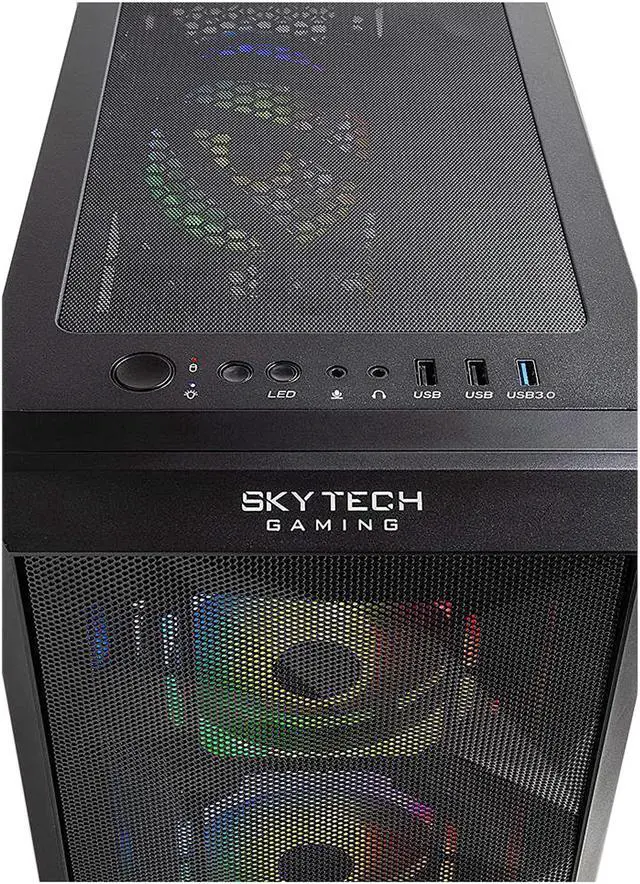 Alt view image 3 of 7 - Skytech Gaming Desktop Chronos AMD Ryzen 7 3700X 16GB DDR4 1TB SSD GeForce RTX 3070 Windows 10 Home