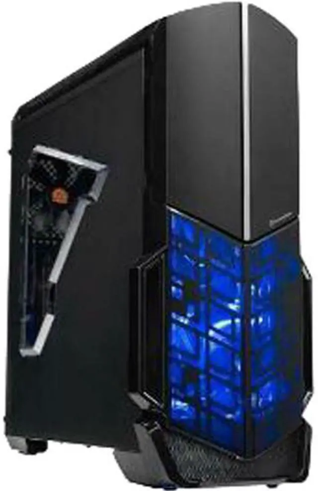 Main image of SkyTech Shadow Gaming Computer PC Desktop -AMD Ryzen 2600 6-Core 3.4GHz, RX 580, 500GB SSD, 8GB DDR4 2400, AC WiFi, Windows 10 Home 64-bit, Black (Refurbished)