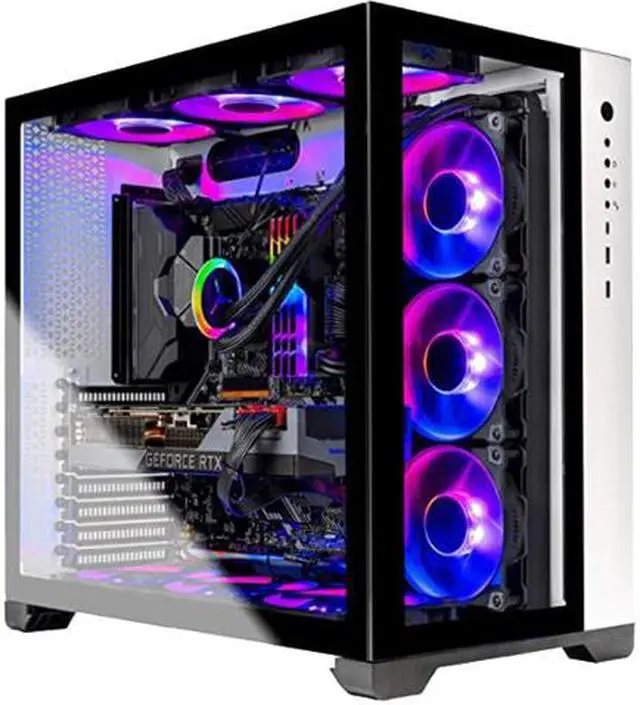 Main image of Skytech PRISM II Gaming PC Desktop - AMD Ryzen 7 5800X 3.8GHz, RTX 3090 24GB GDDR6X, 32GB DDR4 3600 RGB, 1TB Gen4 SSD, 360mm AIO, AC WiFi, Windows 10 Home 64-bit (Refurbished)