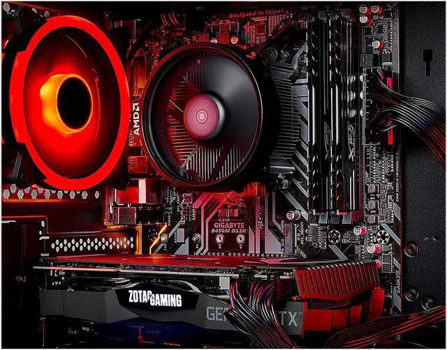 Alt view image 7 of 7 - Skytech Chronos Mini Gaming PC Desktop - AMD Ryzen 5 3600 6-Core 3.6GHz (4.2GHz Max Boost), RTX 2060, 16GB DDR4 3200 MHz, 1TB SSD, AC WiFi, Windows 10 Home 64-bit, Black (Refurbished)