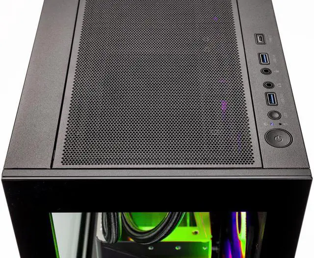 Alt view image 4 of 13 - Skytech Azure 2 Gaming PC Desktop - Intel Core i7 12700F 2.1 GHz, NVIDIA RTX 4070, 1TB NVMe SSD, 16GB DDR4 RAM 3200, 750W GOLD PSU, 240mm AIO, Wi-Fi, Windows 11 Home 64-bit