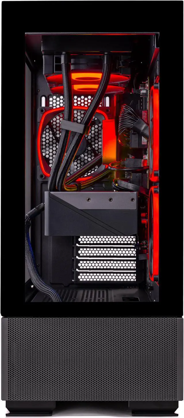 Alt view image 5 of 13 - Skytech Azure 2 Gaming PC Desktop - Intel Core i7 12700F 2.1 GHz, NVIDIA RTX 4070, 1TB NVMe SSD, 16GB DDR4 RAM 3200, 750W GOLD PSU, 240mm AIO, Wi-Fi, Windows 11 Home 64-bit