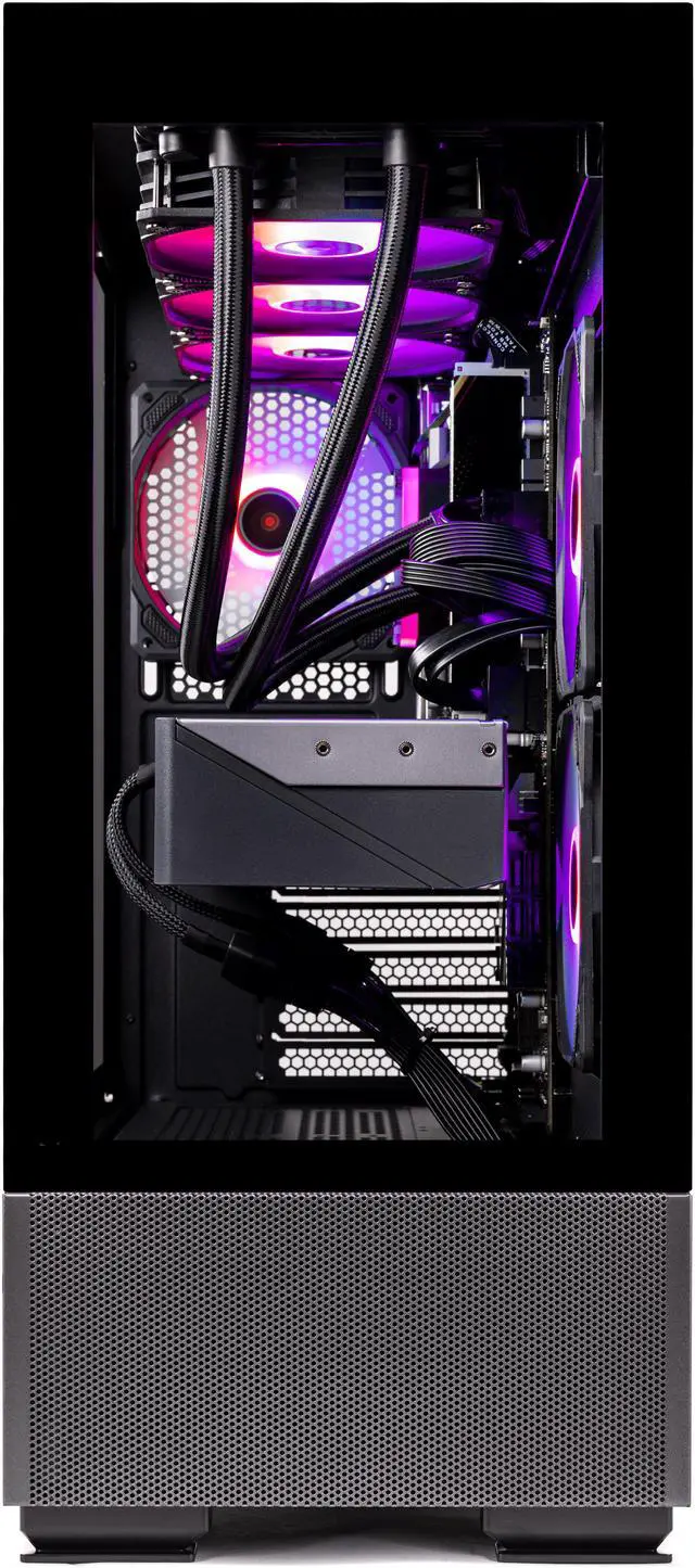 Alt view image 6 of 13 - Skytech Azure 2 Gaming PC Desktop - Intel Core i9 12900K 3.2 GHz, NVIDIA RTX 4070, 1TB NVMe SSD, 16GB DDR4 RAM 3200, 750W GOLD PSU, 360mm AIO, Wi-Fi, Windows 11 Home 64-bit