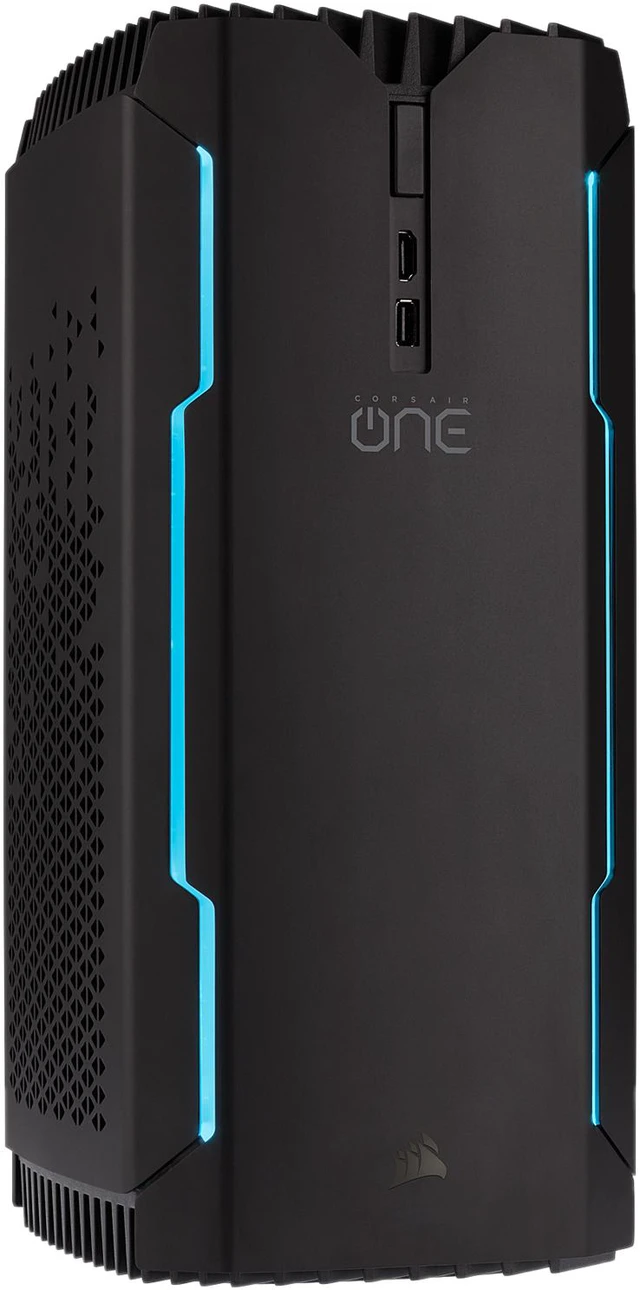 Alt view image 4 of 6 - Corsair Compact Gaming PC ONE PRO CS-9000015-NA Intel Core i7-7700K 32GB DDR4 2TB HDD 480 GB M.2 SSD GeForce GTX 1080 Windows 10 Home 64-bit