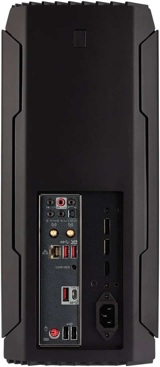 Alt view image 6 of 20 - CORSAIR ONE ELITE Compact Gaming PC CS-9000014-NA Liquid-Cooled Intel Core i7-8700K Liquid-Cooled GeForce GTX 1080 Ti 480 GB M.2 SSD 2 TB HDD 32 GB DDR4 Windows 10 Home 64-Bit