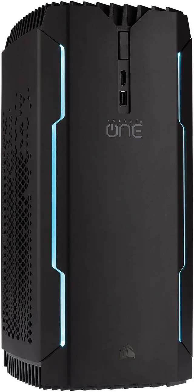 Main image of CORSAIR ONE ELITE Compact Gaming PC CS-9000014-NA Liquid-Cooled Intel Core i7-8700K Liquid-Cooled GeForce GTX 1080 Ti 480 GB M.2 SSD 2 TB HDD 32 GB DDR4 Windows 10 Home 64-Bit