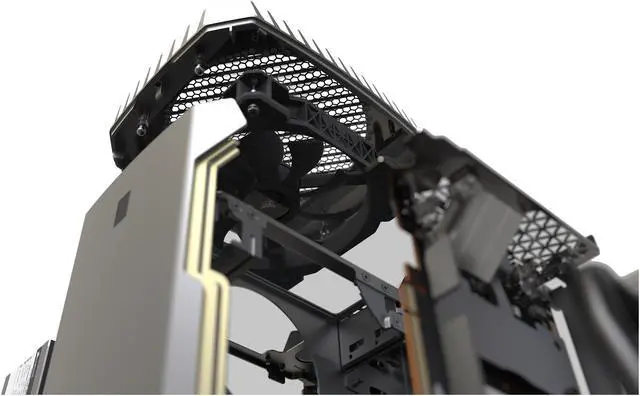 Alt view image 18 of 20 - CORSAIR ONE ELITE Compact Gaming PC CS-9000014-NA Liquid-Cooled Intel Core i7-8700K Liquid-Cooled GeForce GTX 1080 Ti 480 GB M.2 SSD 2 TB HDD 32 GB DDR4 Windows 10 Home 64-Bit