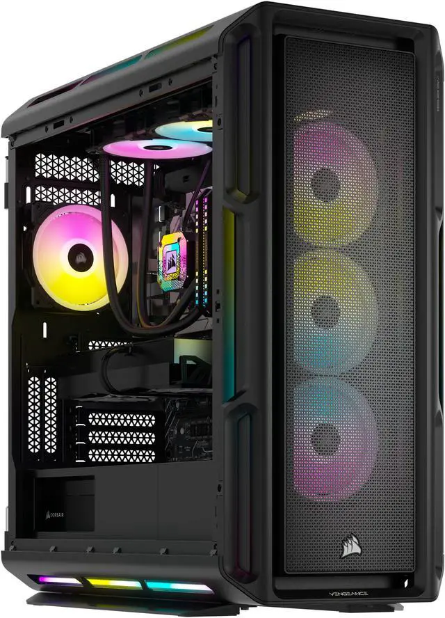 Main image of CORSAIR VENGEANCE i8100 Series Gaming PC - Liquid Cooled Intel Core i9 13900KS CPU - NVIDIA GeForce RTX 4090 Graphics - 64GB CORSAIR DOMINATOR PLATINUM RGB DDR5 Memory