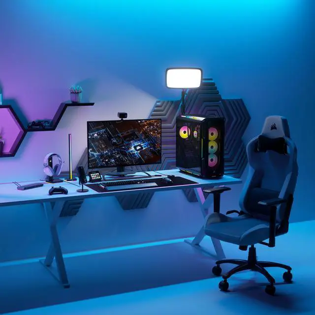 Alt view image 8 of 8 - CORSAIR VENGEANCE i8100 Series Gaming PC - Liquid Cooled Intel Core i9 13900KS CPU - NVIDIA GeForce RTX 4090 Graphics - 64GB CORSAIR DOMINATOR PLATINUM RGB DDR5 Memory
