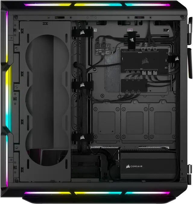 Alt view image 6 of 8 - CORSAIR VENGEANCE i8100 Series Gaming PC - Liquid Cooled Intel Core i9 13900KS CPU - NVIDIA GeForce RTX 4090 Graphics - 64GB CORSAIR DOMINATOR PLATINUM RGB DDR5 Memory