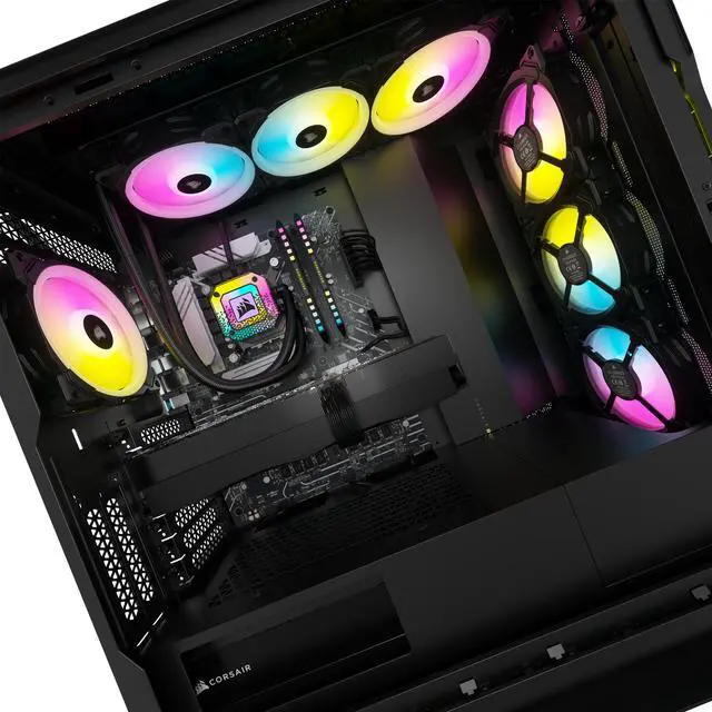 Alt view image 5 of 8 - CORSAIR VENGEANCE i8100 Series Gaming PC - Liquid Cooled Intel Core i9 13900KS CPU - NVIDIA GeForce RTX 4090 Graphics - 64GB CORSAIR DOMINATOR PLATINUM RGB DDR5 Memory