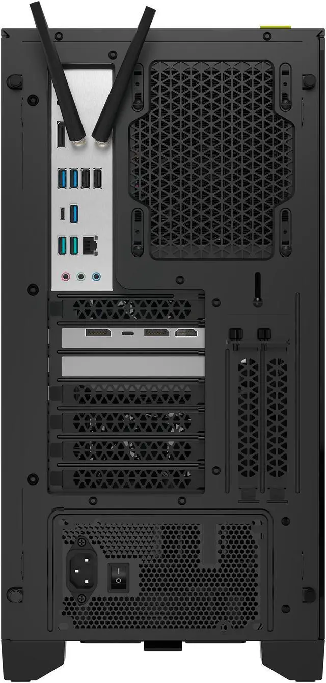 Alt view image 8 of 8 - CORSAIR VENGEANCE i7500 Series Gaming PC - Liquid Cooled Intel Core i7 14700KF CPU - NVIDIA GeForce RTX 4080 Super Graphics - 32GB CORSAIR VENGEANCE RGB DDR5 Memory