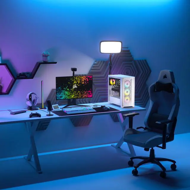 Alt view image 6 of 8 - Corsair Gaming Desktop VENGEANCE i7500 CS-9050094-NA Intel Core i5-14600KF 32GB DDR5 1TB PCIe SSD GeForce RTX 4070 SUPER Windows 11 Home 64-bit