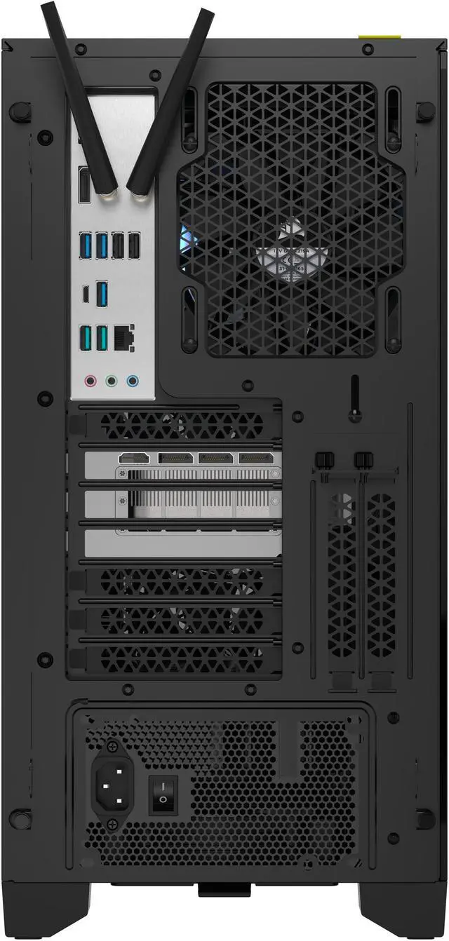 Alt view image 8 of 8 - CORSAIR VENGEANCE i7400 Gaming PC, Liquid Cooled Intel Core i9-12900K, NVIDIA GeForce RTX RTX 4090, 2TB M.2, 64GB CORSAIR VENGEANCE RGB DDR5 Memory