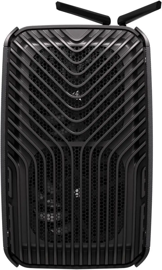 Alt view image 9 of 11 - CORSAIR ONE i500 Wood Dark PC - Liquid Cooled Intel Core i9 14900K CPU - Liquid Cooled NVIDIA GeForce RTX 4090 Graphics - 64GB CORSAIR VENGEANCE DDR5 Memory