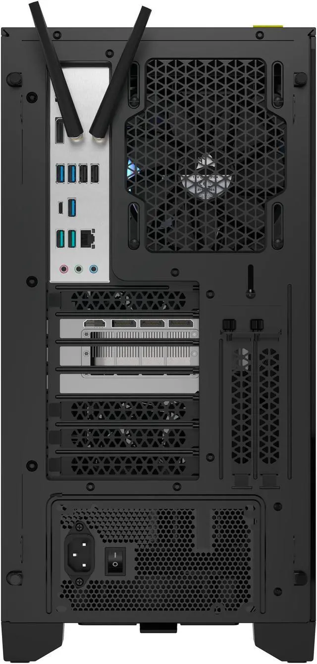 Alt view image 6 of 6 - CORSAIR VENGEANCE i7400 Gaming Desktop Intel Core i7 13700K 3.40 GHz NVIDIA GeForce RTX 4070 32GB  RGB DDR5 Memory 1TB SSD M.2 NVMe SSD Windows 11 Home CS-9050060-NA