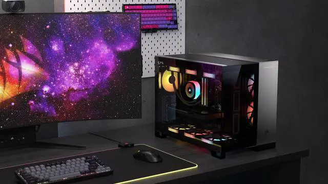 Alt view image 11 of 11 - CORSAIR VENGEANCE i5100 Series Gaming PC - Liquid Cooled Intel Core i9 14900KF CPU - NVIDIA GeForce RTX 4080 Super Graphics - 32GB CORSAIR DOMINATOR TITANIUM RGB DDR5 Memory