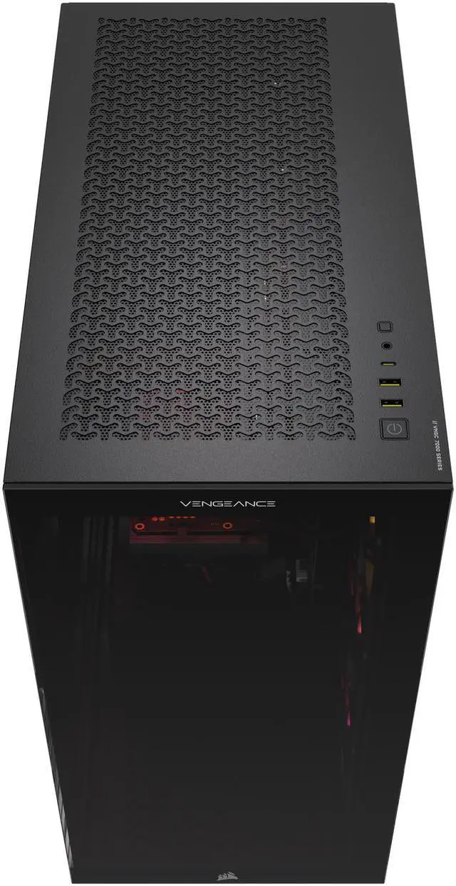 Alt view image 7 of 7 - CORSAIR VENGEANCE i7600 Series Gaming PC - Liquid Cooled Intel Core Ultra 7 265KF CPU - NVIDIA GeForce RTX 4070Ti Super Graphics - 32GB CORSAIR VENGEANCE RGB DDR5 Memory
