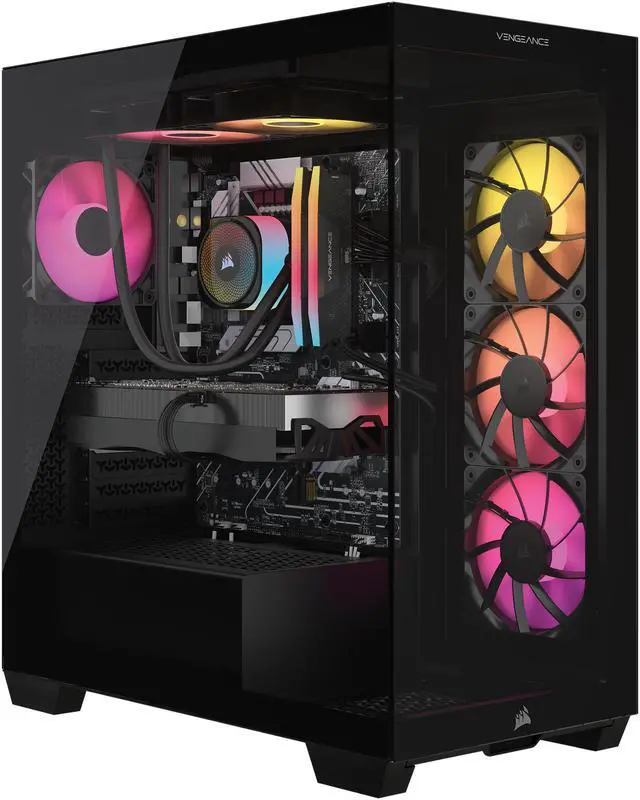 Main image of CORSAIR VENGEANCE i7600 Series Gaming PC - Liquid Cooled Intel Core Ultra 7 265KF CPU - NVIDIA GeForce RTX 4070Ti Super Graphics - 32GB CORSAIR VENGEANCE RGB DDR5 Memory
