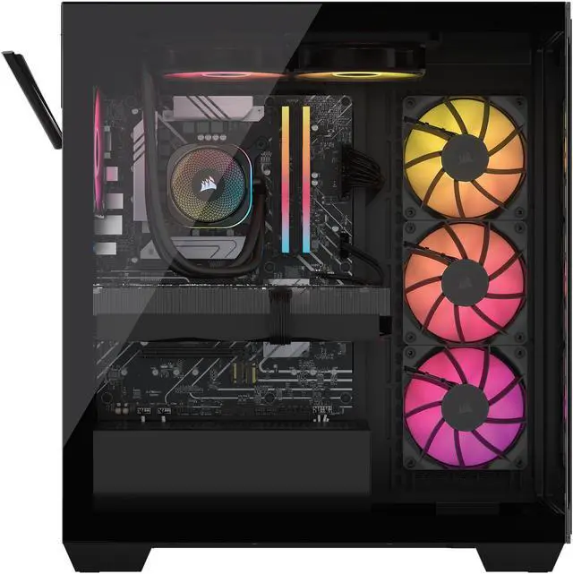 Alt view image 3 of 7 - CORSAIR VENGEANCE i7600 Series Gaming PC - Liquid Cooled Intel Core Ultra 7 265KF CPU - NVIDIA GeForce RTX 4070Ti Super Graphics - 32GB CORSAIR VENGEANCE RGB DDR5 Memory