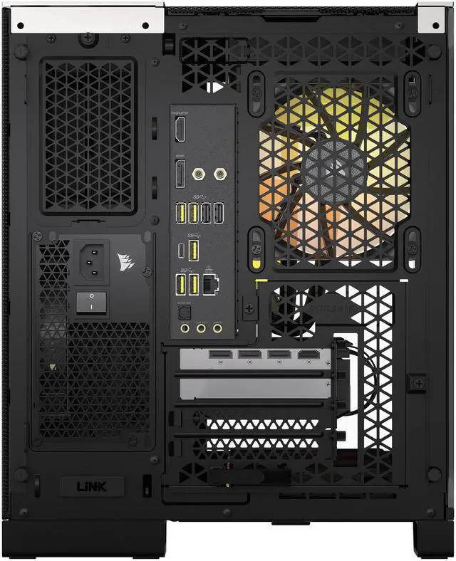 Alt view image 7 of 9 - CORSAIR VENGEANCE i5100 Series Gaming PC - Liquid Cooled Intel Core i9 14900KF CPU - NVIDIA GeForce RTX 5080 Graphics - 32GB CORSAIR DOMINATOR TITANIUM RGB DDR5 Memory