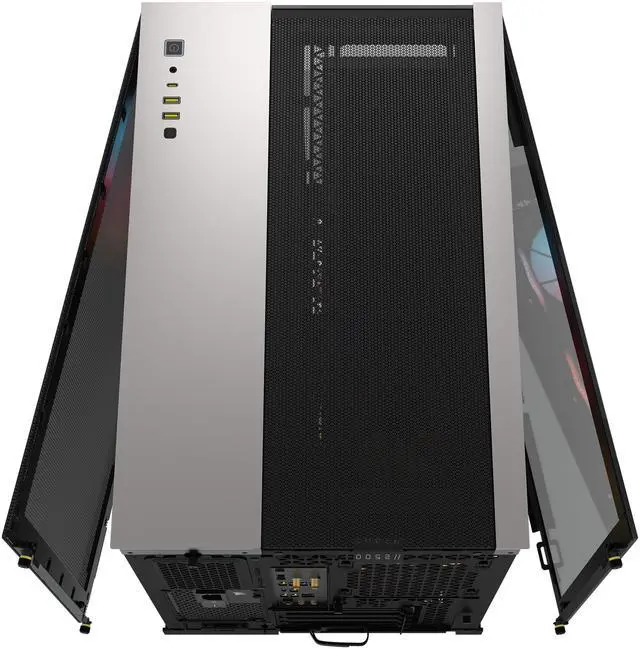 Alt view image 8 of 9 - CORSAIR VENGEANCE i5100 Series Gaming PC - Liquid Cooled Intel Core i9 14900KF CPU - NVIDIA GeForce RTX 5080 Graphics - 32GB CORSAIR DOMINATOR TITANIUM RGB DDR5 Memory