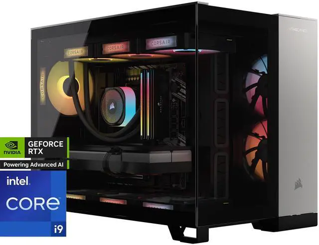 Main image of CORSAIR VENGEANCE i5100 Series Gaming PC - Liquid Cooled Intel Core i9 14900KF CPU - NVIDIA GeForce RTX 5080 Graphics - 32GB CORSAIR DOMINATOR TITANIUM RGB DDR5 Memory
