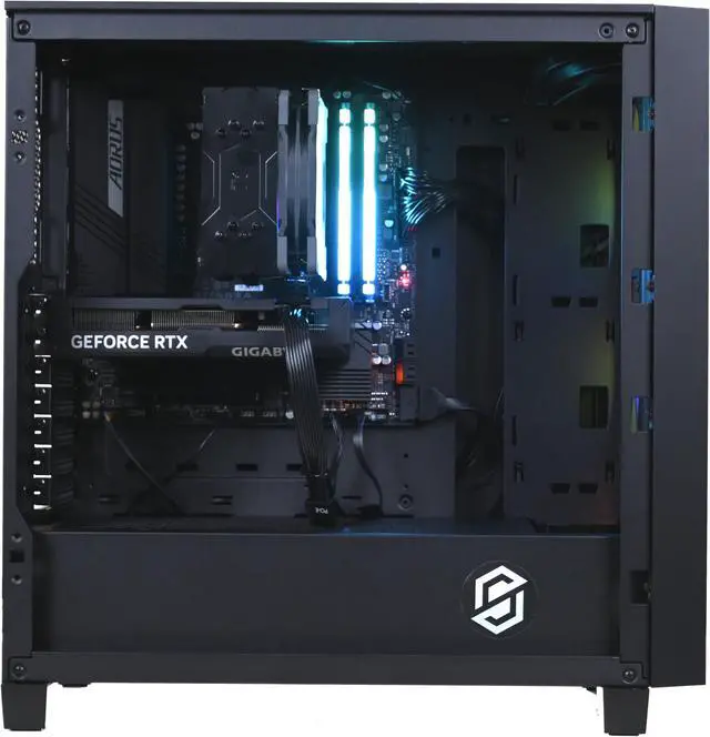 Alt view image 2 of 4 - Stoneforged Stiletto Gaming PC, AMD Ryzen 5 7600X, NVIDIA GeForce RTX 4060TI, 16GB DDR5 5200 RGB, 1TB SSD NVMe, 700W 80+, Windows 11 Home