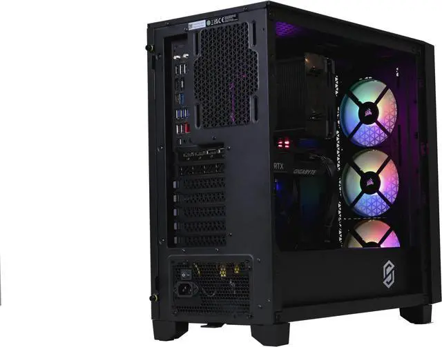 Alt view image 4 of 4 - Stoneforged Stiletto Gaming PC, AMD Ryzen 5 7600X, NVIDIA GeForce RTX 4060TI, 16GB DDR5 5200 RGB, 1TB SSD NVMe, 700W 80+, Windows 11 Home