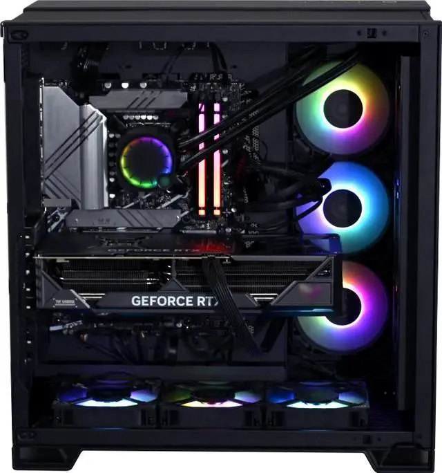 Alt view image 2 of 3 - Stoneforged Kusanagi Gaming Desktop PC, Intel i9-14900K, NVIDIA GeForce RTX 4080 Super, 32GB DDR5 6000Mhz, 1TB NVMe SSD, 1000W 80+ Gold, 360mm RGB AIO Liquid CPU Cooler, Windows 11 Home