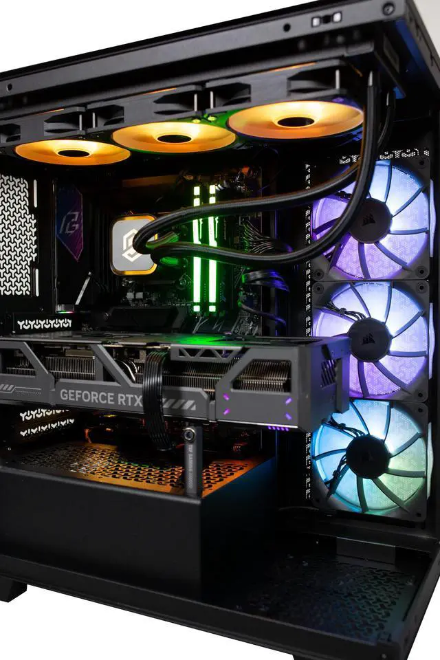 Alt view image 2 of 6 - Stoneforged Eternelle Gaming PC, Intel Core Ultra 9 285K, NVIDIA GeForce RTX 5090, 64GB DDR5-6000, 2TB SSD NVMe, 1200W 80+ Gold, Windows 11 Home