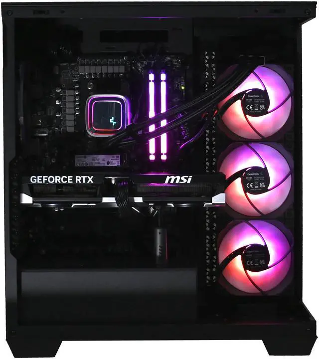 Alt view image 2 of 3 - Stoneforged Cleaver Gaming PC, AMD Ryzen 7 7800X3D, NVIDIA GeForce RTX 5070 Ti, 32GB DDR5 6000, 1TB SSD NVMe, 850W 80+ Gold