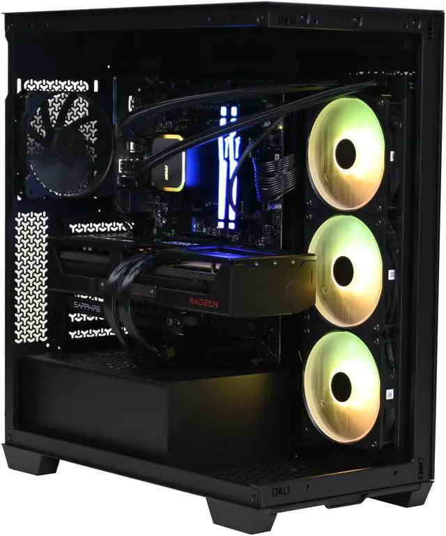 Alt view image 2 of 6 - Stoneforged Falchion Gaming PC, AMD Ryzen 7 7800X3D, AMD Radeon RX 9070 XT, 32GB DDR5 6000, 2TB NVMe SSD, 850W 80+ Gold, Windows 11 Home