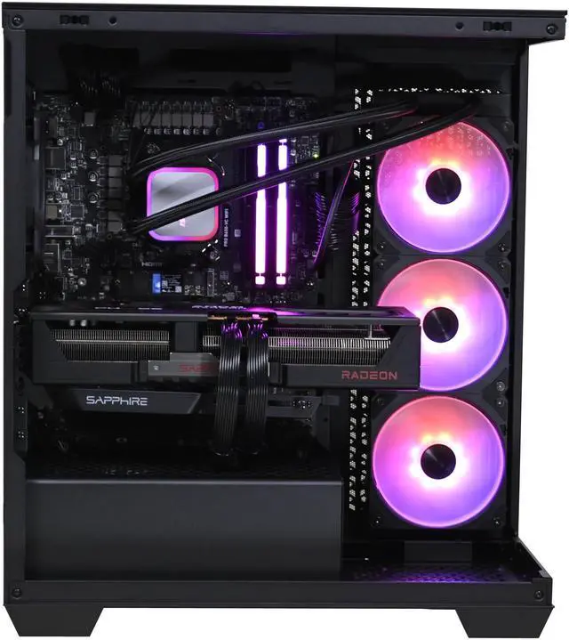 Alt view image 4 of 6 - Stoneforged Falchion Gaming PC, AMD Ryzen 7 7800X3D, AMD Radeon RX 9070 XT, 32GB DDR5 6000, 2TB NVMe SSD, 850W 80+ Gold, Windows 11 Home