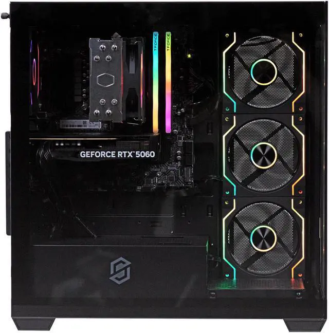 Alt view image 3 of 4 - Stoneforged Lance Gaming PC, Intel Core i5-14400F, NVIDIA GeForce RTX 5060, 16GB DDR5, 1TB NVMe SSD, Windows 11 Home