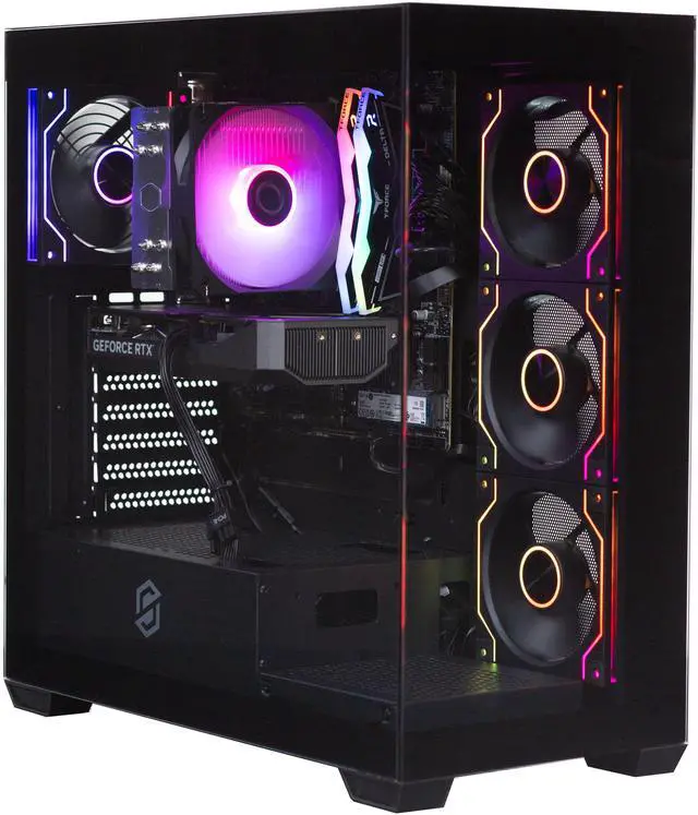 Alt view image 2 of 9 - Stoneforged Ram Gaming PC, AMD Ryzen 5 7600X, NVIDIA GeForce RTX 5060 Ti 16GB, 16GB DDR5, 1TB NVMe SSD, 700W, Windows 11 Home