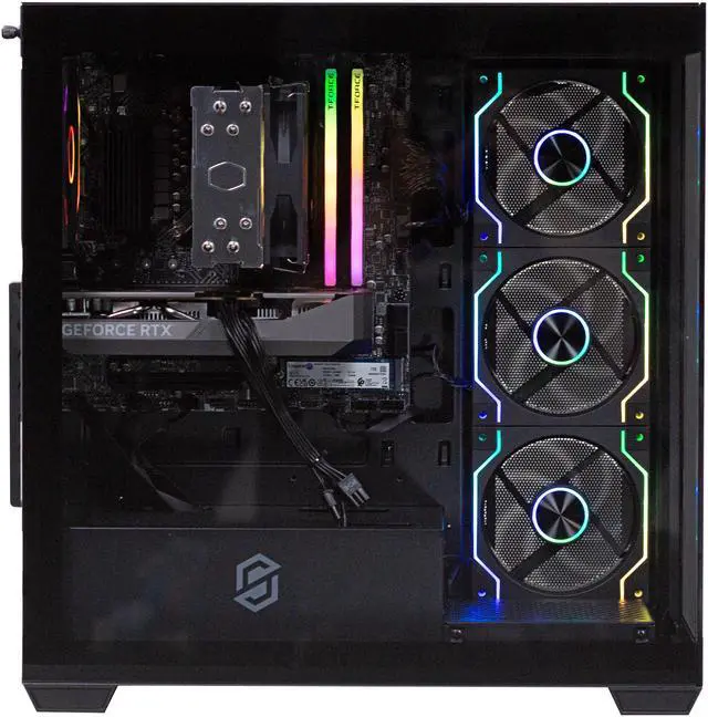 Alt view image 5 of 9 - Stoneforged Ram Gaming PC, AMD Ryzen 5 7600X, NVIDIA GeForce RTX 5060 Ti 16GB, 16GB DDR5, 1TB NVMe SSD, 700W, Windows 11 Home