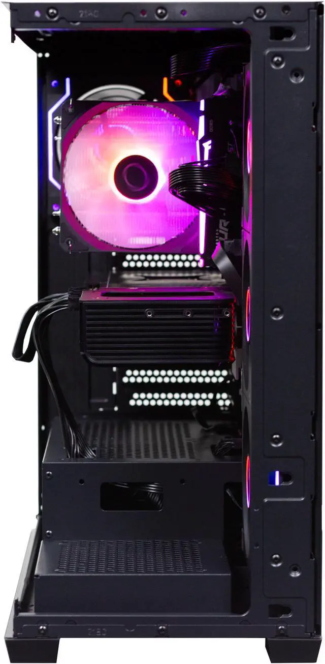 Alt view image 7 of 8 - Stoneforged Crescent Gaming PC, AMD Ryzen 7 7700X, AMD Radeon RX 9070 XT, 32GB DDR5, 1TB NVMe SSD, Windows 11 Home