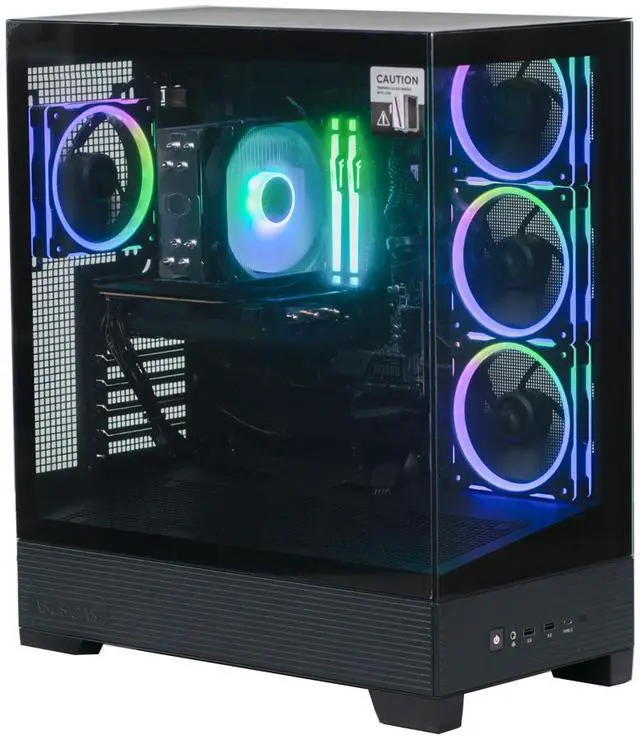 Main image of Stoneforged Scimitar Gaming Desktop PC, Intel Core i7-14700F, NVIDIA GeForce RTX 5060, 32GB DDR5-6000, 1TB NVMe SSD, 700W, Windows 11 Home