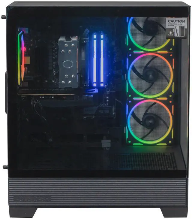 Alt view image 2 of 5 - Stoneforged Scimitar Gaming Desktop PC, Intel Core i7-14700F, NVIDIA GeForce RTX 5060, 32GB DDR5-6000, 1TB NVMe SSD, 700W, Windows 11 Home