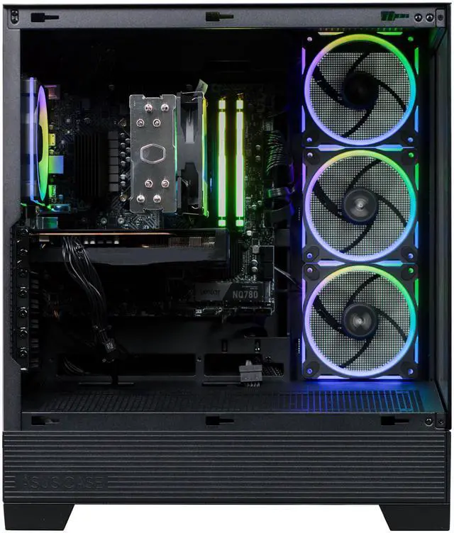 Alt view image 3 of 5 - Stoneforged Scimitar Gaming Desktop PC, Intel Core i7-14700F, NVIDIA GeForce RTX 5060, 32GB DDR5-6000, 1TB NVMe SSD, 700W, Windows 11 Home