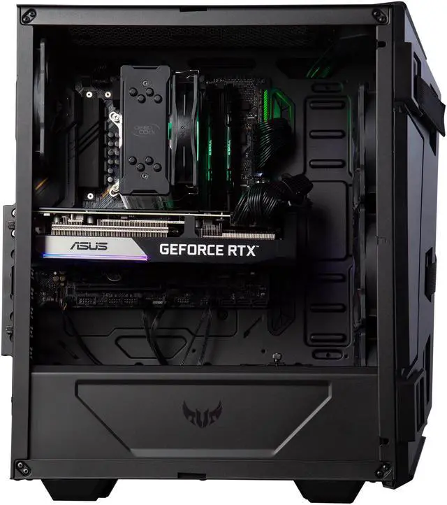 Alt view image 3 of 6 - ABS Gladiator Gaming PC - Intel i7 10700F - GeForce RTX 3070 - G.Skill Ripjaw V 16GB DDR4 3200MHz - 1TB Intel M.2 NVMe SSD