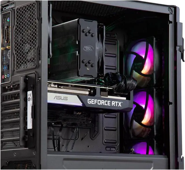 Alt view image 4 of 6 - ABS Gladiator Gaming PC - Intel i7 10700F - GeForce RTX 3070 - G.Skill Ripjaw V 16GB DDR4 3200MHz - 1TB Intel M.2 NVMe SSD