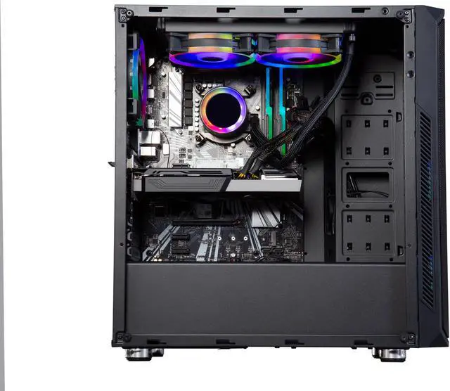 Alt view image 3 of 6 - ABS Gladiator Gaming PC - Intel i9 9900K - GeForce RTX 3070 - G.Skill TridentZ RGB 16GB DDR4 3200MHz - 1TB Intel M.2 NVMe SSD - RGB AIO 240MM Cooler