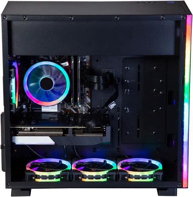 Alt view image 4 of 6 - ABS Gladiator Gaming PC - Ryzen 7 3700X - GeForce RTX 3070 - 16GB DDR4 3000MHz - 1TB Intel M.2 NVMe SSD