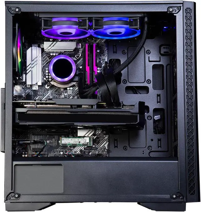 Alt view image 3 of 6 - ABS Gladiator Gaming PC - Intel i7 10700KF - GeForce RTX 3070 - G.Skill TridentZ RGB 16GB DDR4 3200MHz - 1TB Intel M.2 NVMe SSD